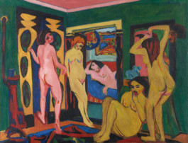 Ernst Ludwig Kirchners Badende im Raum (1909–10/nach 1926)